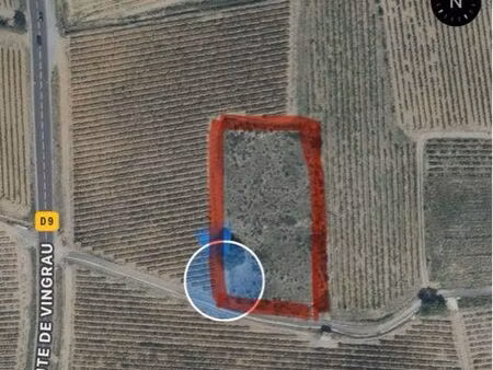 terrain en friche - 3 430 m2