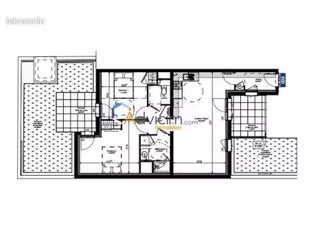 appartement 3 pièces 69 m²