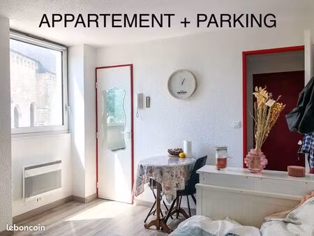 appartement 17m + parking tours centre