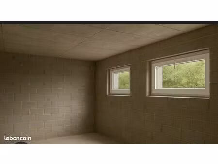 cave 11 m2 sol béton et lumière av jean jaurès