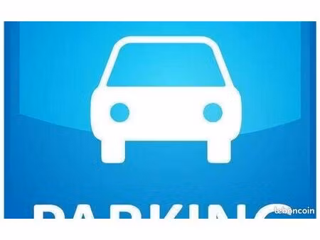 une place de parking à vendre