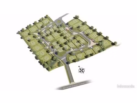 terrain 301 m² forges les eaux