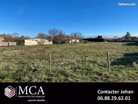 terrain 1 200 m² saugnacq et muret