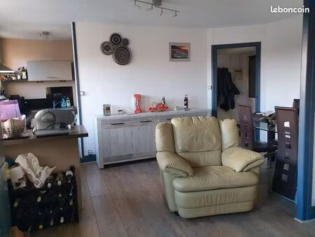 appartement f3 + terrain