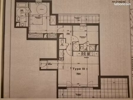 appartement t3 tours nord