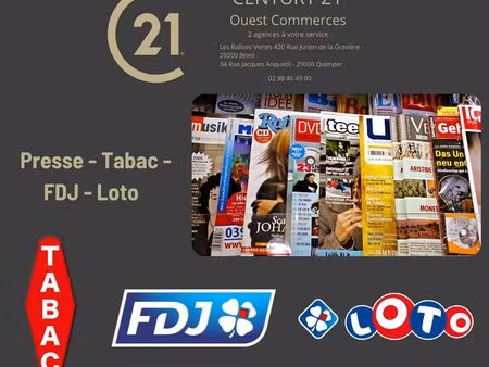 fonds de commerce tabac 65 m²