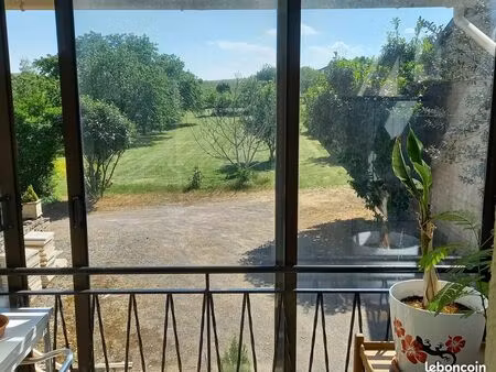 igé  maison de village 80 m² avec 780m² + terrain à bâtir 1172m² viabilisé