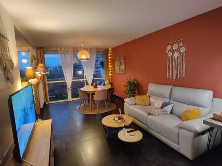 superbe appartement meublé lumineux avec grand balcon