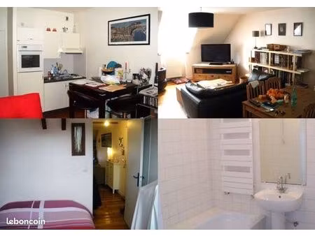 appartement 2 pièces centre ville parking