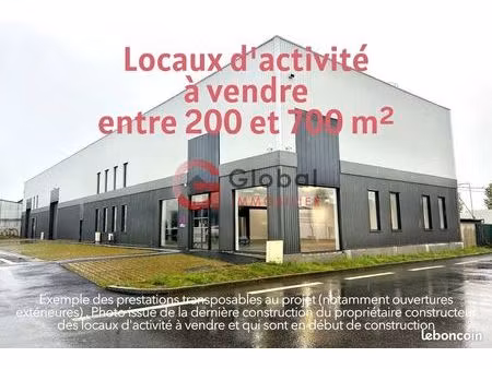 local d'activité 200 m²