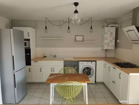 maison meublée t4 - 3 chambres avec extérieur