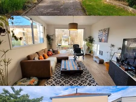 maison plain-pied 3 chambres avec jardin