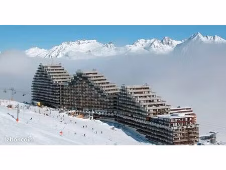 la plagne aime 2000 (2100 m) – studio 24 8 m² 4 pers  vue mont blanc  quartier diamant + c