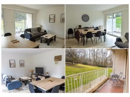 appartement t4 93 m²  entièrement rénové  balcon sud-ouest  vue parc sans vis-à-vis – avri