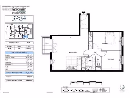 opportunité à saisir particulier vend appartement 3 pièces de 70 à bezons