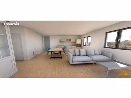 appartement 79 m² cellier/garage 12 m²/ jardin 125 m²