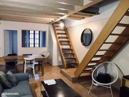 duplex meublé 100m2 au cœur de la vieille ville