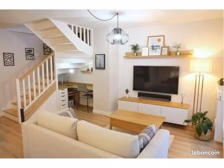 duplex coup de coeur dans résidence verdoyante  calme et sécurisée