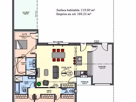 maison 5 pièces 119 m²