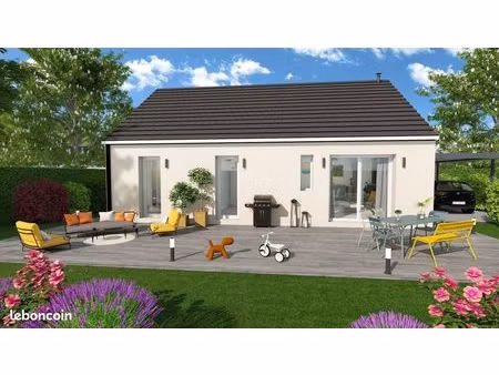 maison 3 chambres plain-pied - terrain 500m²- 259 000 - apport limité frais de notaire inc