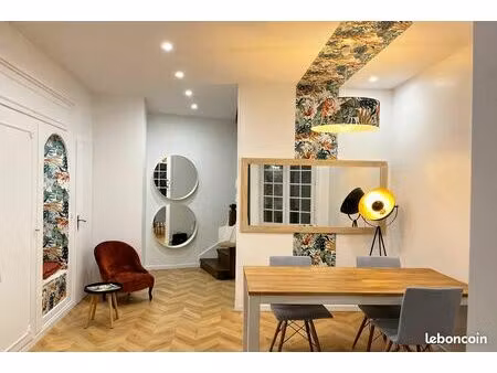 provins centre : immeuble de rapport + jardin — local loué 500 & maison louée 1 200 (direc