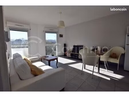 canohes – appartement t2 de 46m²  terrasse et parking