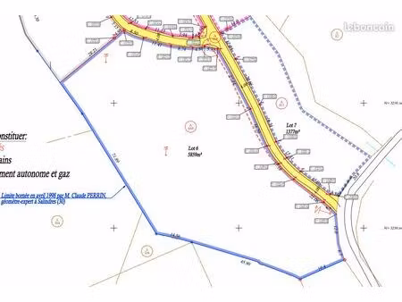 terrain a batir pont de montvert