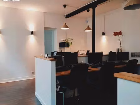 loue entre 1 et 6 postes de travail paris 75009 - bureaux rénovés - 250 euros cc par poste