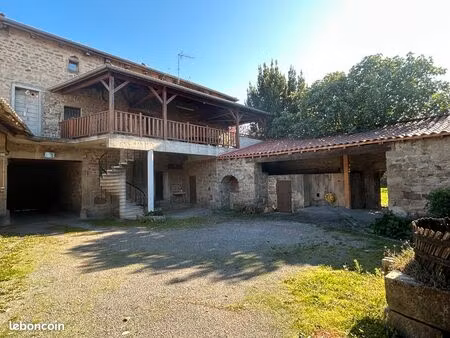 immeuble en pierre de 270m² hab   terrasses et cour intérieure