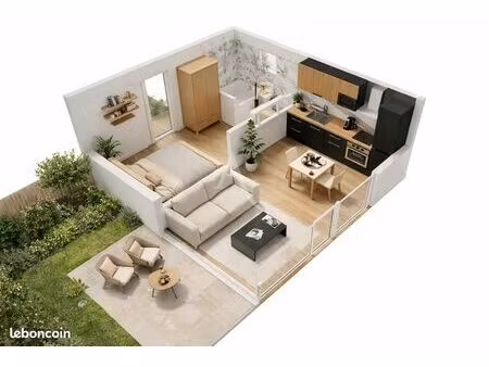 appartement 2 pièces 33 m²