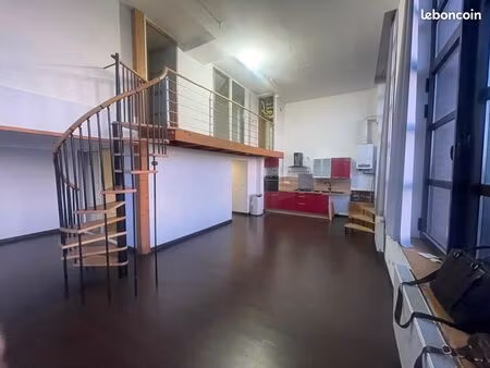 loft 80 m² lumineux – terrasse & parking – tourcoing gare – sans frais d’agence