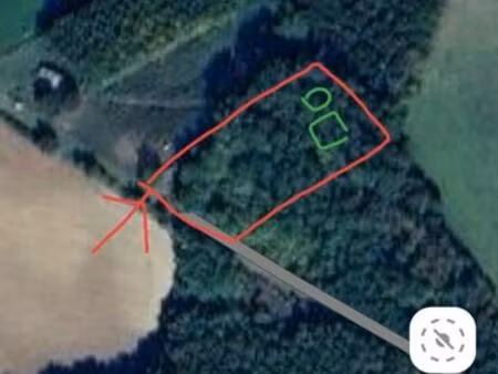 terrain et bâtisse forestière