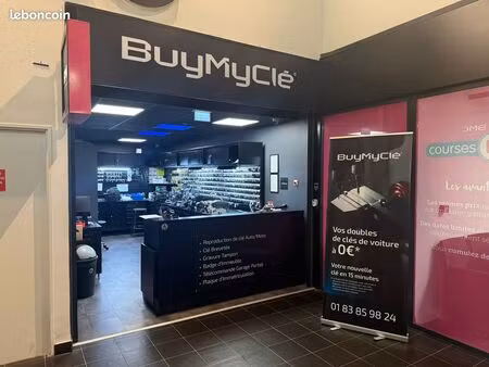 droit au bail boutique – serrurerie / clés / cordonnerie – roissy-en-brie