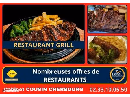 fonds de commerce restaurant cherbourg