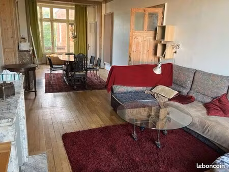 vends appartement de charme - 132m2 - la madeleine (botanique)