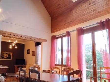 maison 6 pièces  sous-sol  121 m2  terrain