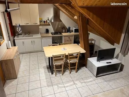 studio meublé 22 m² avec mezzanine – notre-dame-du-cruet