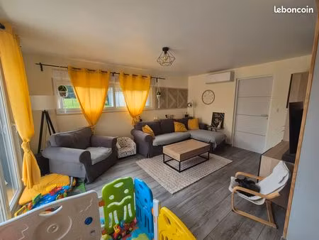 maison 4 chambres  vie de plain pied plus garage de 40m2