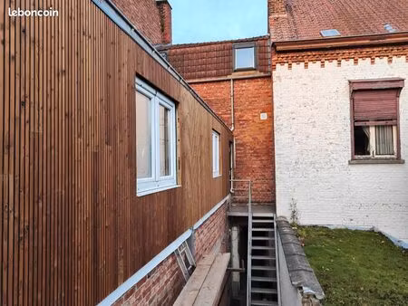 immeuble de rapport mixte centre-ville comines (be) revenus stables + potentiel + certific