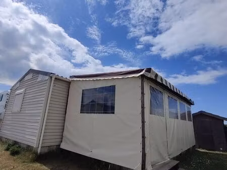 mobile home face à la mer