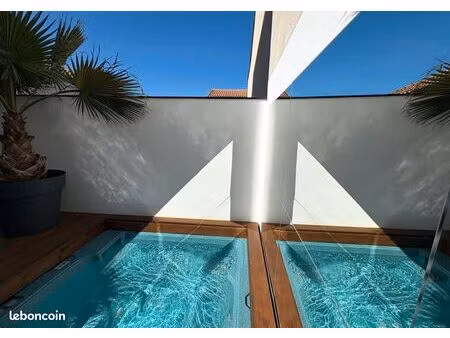 maison neuve 135 m² – 4 chambres  4 sdb – à 20 m de la plage – petite vue mer