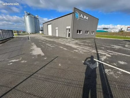 local professionnel 200m2 + parking za du charfait