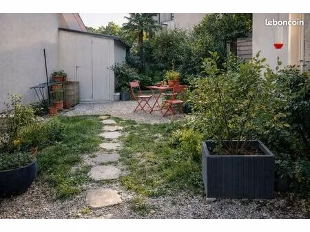 appartement esprit maison avec jardin – 93 m² – tinqueux – sans frais d’agence