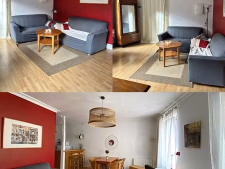 charmant t2 meublé 50 m² – calme  lumineux & entrée privative