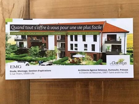 à louer à lecelles appartement t3 de 70 m2