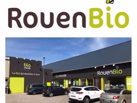 fond de commerce 515m2 magasin rouenbio