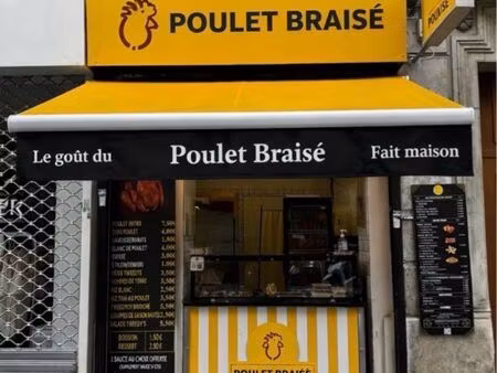 local commercial resto à emporter poulet braisé