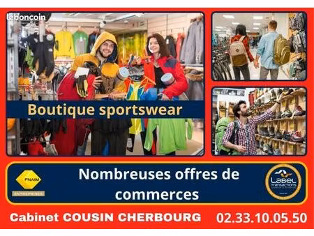 fonds de commerce habillement/textile barneville carteret