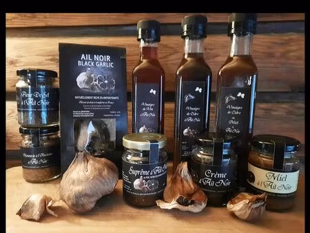 fabrication artisanale alimentaire a l'ail noir & spiritueux