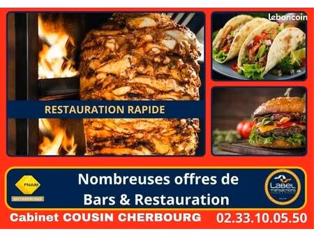 fonds de commerce restauration rapide 100 m²